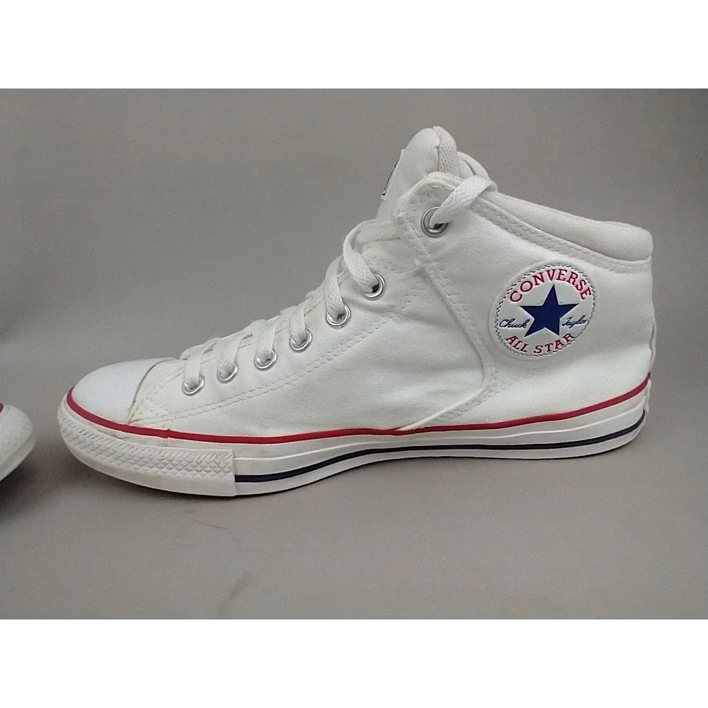 Converse Chuck Taylor All Star Madison Mid White Canvas Sneakers  Mens 10.5 - Picture 11 of 15